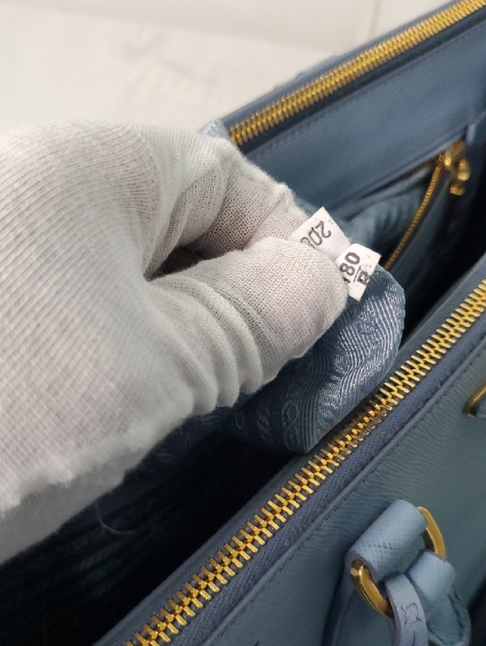 Prada Saffiano Lux Medium Double Zip Tote - Picture 12 of 15